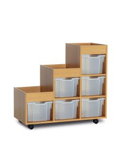 GALT Stepped Easy Access Unit - Beech - Mobile