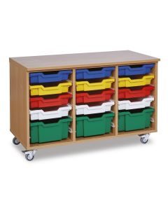 GALT 15 Deep and Shallow Tray Open Bay Units - Colour Trays