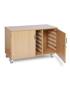 3 Bay Lockable Carcass Only - No Trays