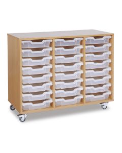 GALT Tall Triple Bay Units - Clear Trays