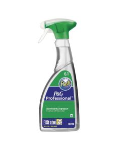 P & G Professional Flash Disinfecting Degreaser - 750ml - Pack of 6