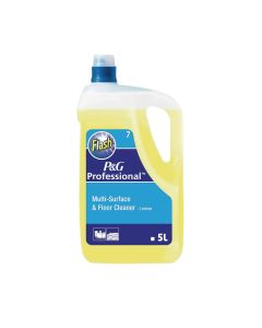 P & G Professional Flash Multi - Surface and Floor Cleaner - Lemon - 5L - Pack of 2