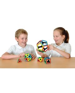 Polydron Magnetic Platonic Solids Set