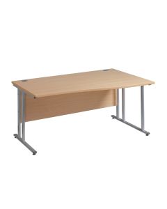 Classmates Wave Desk - W1400mm - Left - White