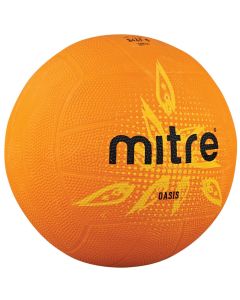 Mitre Oasis Netball - Size 4 - Orange - Pack of 12