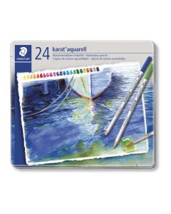 Staedtler Karat Aquarell Colouring Pencils - Pack of 24