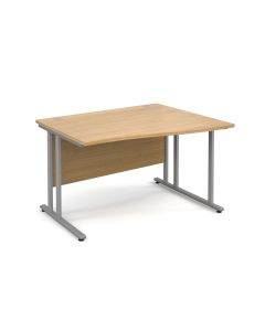 Classmates Right Hand Wave Desk - Beech - 140cm