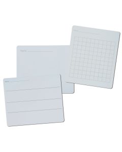Classmates Lightweight Whiteboards - Non-magnetic - A4 Gridded - Pack of 10