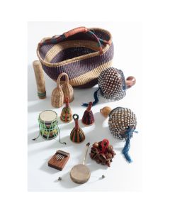 Large Multicultural Instrument Basket