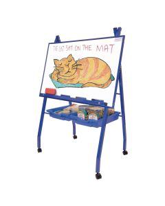 Mobile A-Frame Easel 'Landscape Style' - 785 x 1460 x 900mm - Blue