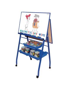 Mobile A-Frame Easel 'Landscape Style' - 785 x 1460 x 900mm - Red