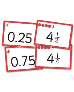 Fraction and Decimal Counting Cards - Pack of 40