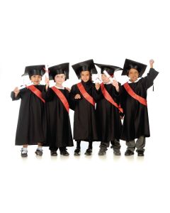 Graduation Gown - 3-5 Years - Black