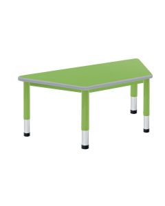 Harlequin Arc Height Adjustable Steel Teachers Table - 1600 x 900 x 400 to 640mm - Light Grey