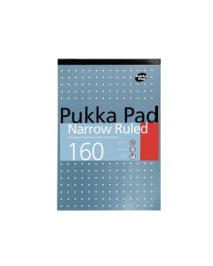 Pukka Pad Metallic Refill Pads - A4 - 160 pages - 6mm Lined Margin - 4 hole - Pack of 6