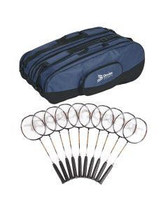 Davies Sports Power Badminton Racquet 26in - Black - Pack of 12