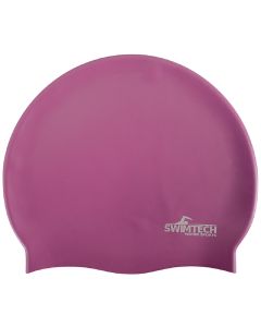 Swimtech Silicone Swim Cap - Purple