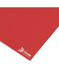 Davies Sports Medium Weight Gym Mat - Cellular Base - 1.22m x 0.91m x 25mm - Rainbow Red