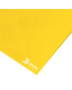 Davies Sports Agility Mat - 2.44m x 1.22m x 50mm - Rainbow Yellow