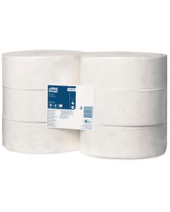 Tork Jumbo Toilet Roll 2 1/4in Core - 2 Ply - Pack of 6
