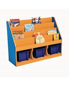 3 Large Tray Unit - Blue