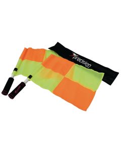 Precision Linesman Flag Set - Orange/Yellow - Pair