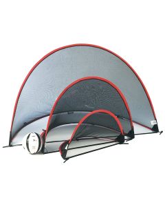 Precision Pop-Up Goals - 180 x 110cm - Black/Red - Pair