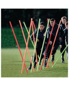 Precision Pro Boundary Poles - Orange/Red/Yellow - Pack of 12