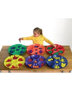 Flower Sorting and Counting Trays - Pack of 6