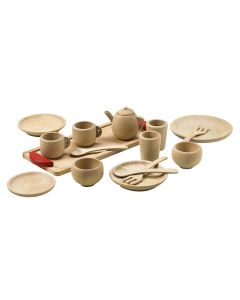 Wooden Tea Set
