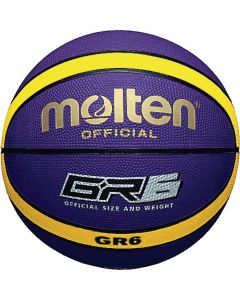 Molten BGR Basketball - Size 6 - Purple/Yellow
