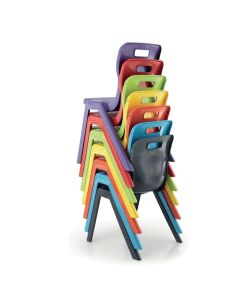 One Piece Titan Chair - Size 4 Ages 8-11 - Charcoal