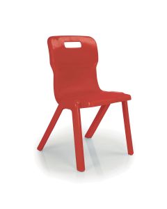 One Piece Titan Chair - Size 1 Ages 3-4 - Red