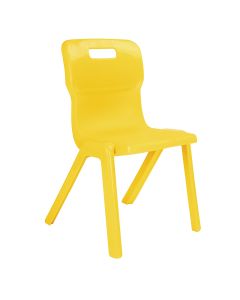 One Piece Titan Chair - Size 5 Ages 11-14 - Yellow