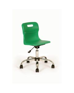 Titan Swivel Chairs - Junior - Castors - Green