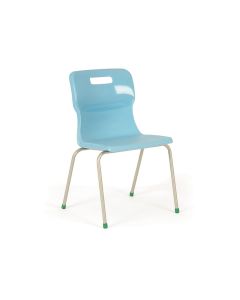Titan 4 Leg Chairs - Size 3 Ages 6-8 - Sky Blue