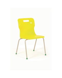 Titan 4 Leg Chairs - Size 3 Ages 6-8 - Yellow