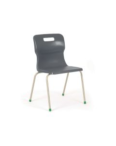 Titan 4 Leg Chairs - Size 5 Ages 11-14 - Charcoal