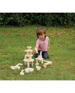 Barkless Wooden Blocks - Pack of 36