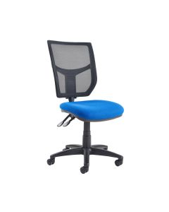 Altino High Back Operator's Chair - No Arms - Blue
