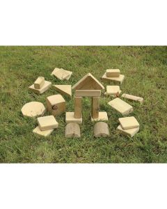 Outdoor Play Blocks - Pack of 25