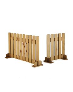 Outdoor Double Picket Fence Panel 