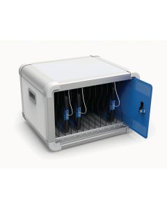 LapCabby DeskCabby Lockable Desktop Charge and Sync Cabinet With 12 Slots