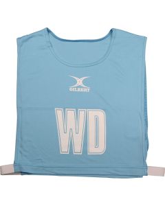 Gilbert Netball Bib - Sky - Pack of 7