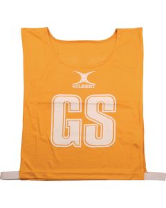 Gilbert Netball Bib - Amber - Pack of 7