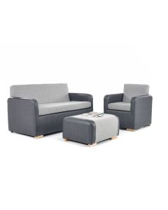 Lincoln Chair - Grey and Light Grey