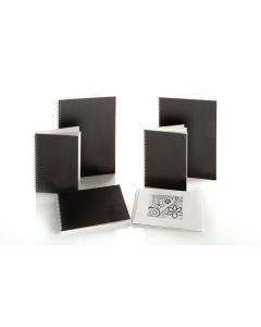 Spiral Sketchbooks - Portrait - A4 - White Paper - Pack of 5