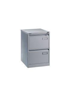 Bisley 2 Drawer Filing Cabinet Grey