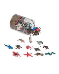 Terra by Battat Miniature Sea Animals in a Tube - Pack of 60