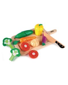 Tidlo Chunky Wooden Cutting Sets - Vegetables